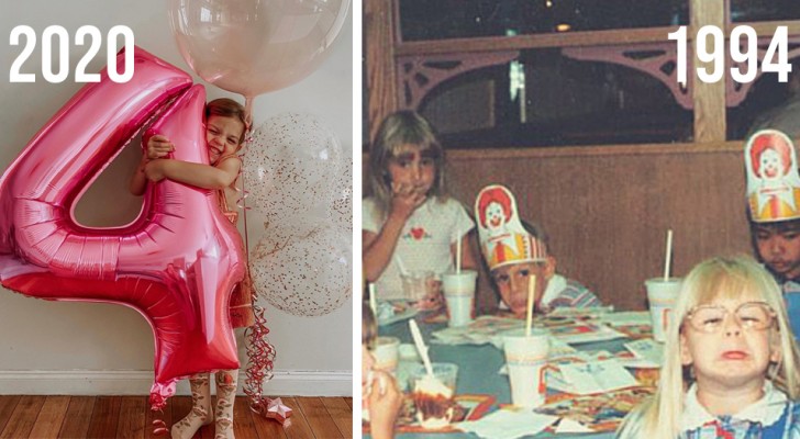 The birthday parties of today's children have lost the simplicity of the past: they look like miniature weddings