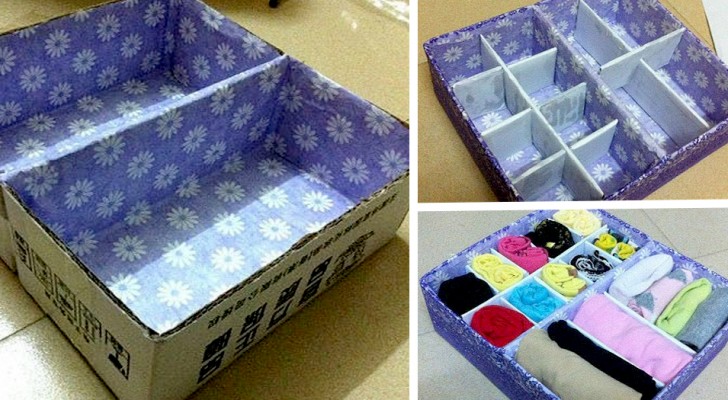 8 semplici lavoretti per trasformare scatole e contenitori di cartone