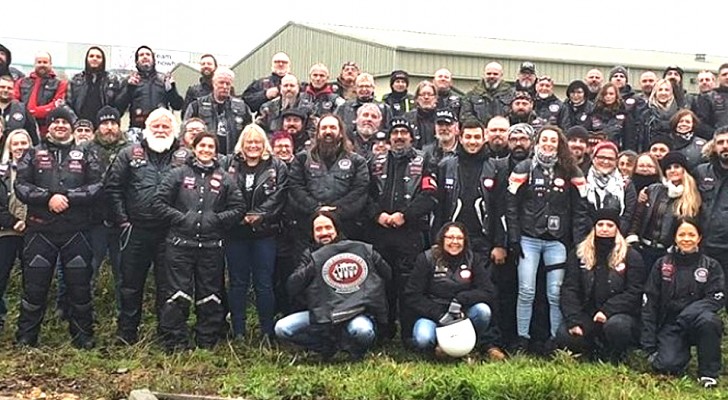 Estos motociclistas acompañan a tribunales a los niños víctimas de abusos para hacerlos sentir seguros