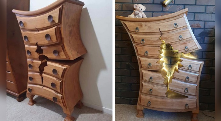 Een gepensioneerde timmerman bouwt "beschadigd" meubilair dat eruitziet alsof het uit een Disney-film komt