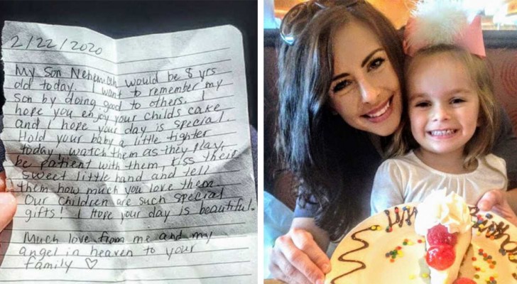 In memory of her beloved lost child, a woman paid for a stranger's daughter's birthday cake