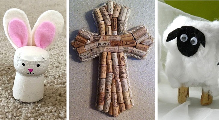 Pasqua: 13 progetti creativi e divertenti da realizzare riciclando i tappi di sughero