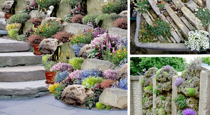 Steingärten zum Selbermachen: 17 erstaunliche Ideen, um sie in jede Art von Grünfläche einzubauen