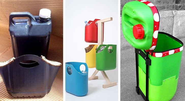 13 soluzioni ingegnose per riciclare taniche e flaconi di plastica in modo utile e creativo