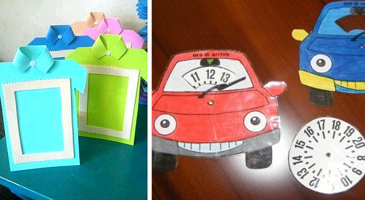 Festa del papà: 10 semplici lavoretti per bambini da fare con carta, gomma crepla e non solo