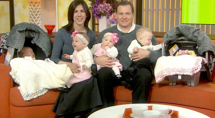 A couple adopts three children because they cannot conceive, but then she suddenly becomes pregnant with twins