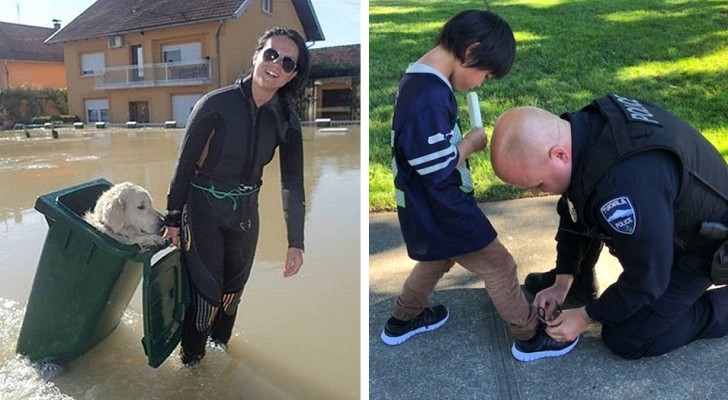 10 emotional shots that show all the strength of a gesture of kindness 