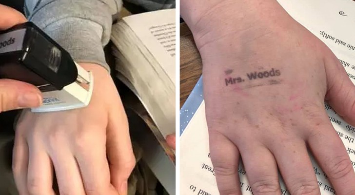 This teacher made handwashing fun for her 3rd graders. Each morning she puts a stamp on their hand; if it's gone by the end of the day, they get a prize