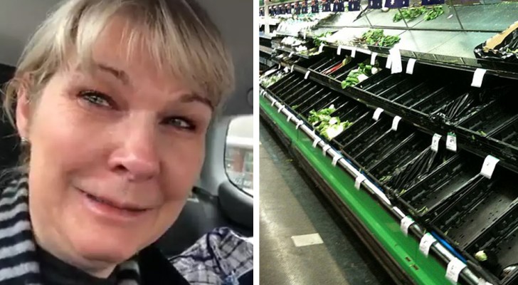 Une infirmière fond en larmes lorsqu'elle apprend que le supermarché est vide à cause de l'hystérie liée au coronavirus