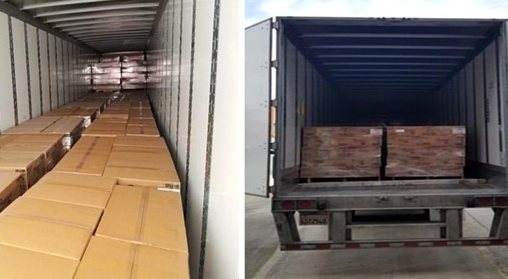 Coronavirus: American authorities pull over a stolen semi truck carrying over 8 tons of toilet paper in its trailer 