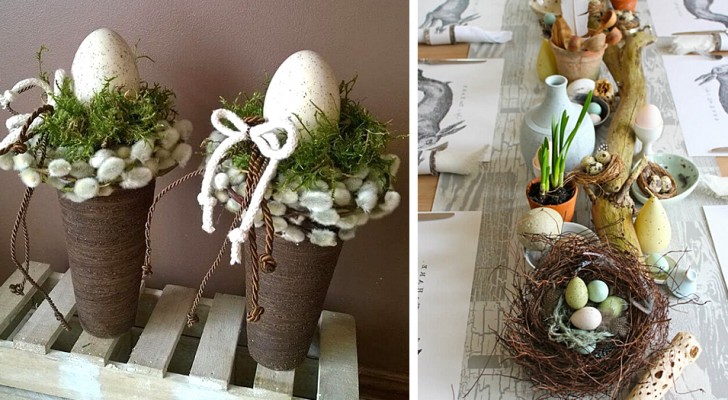 12 affascinanti decorazioni di Pasqua per dare alla casa un tocco country chic