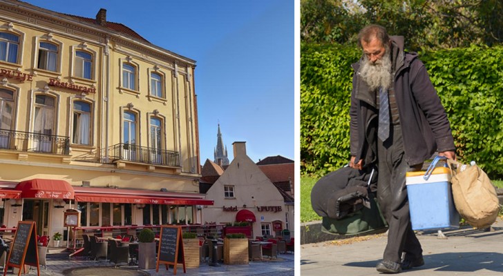C'è chi non può "restare a casa" nonostante il Coronavirus: un hotel di Bruges apre le sue porte ai senzatetto