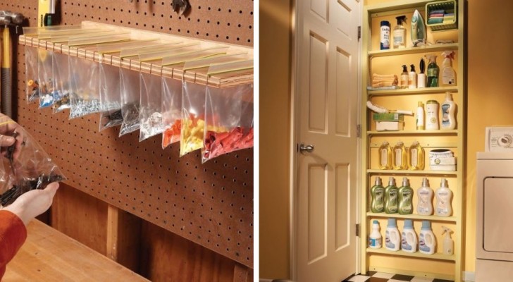 8 soluzioni ingegnose e creative per ricavare nuovi spazi dove riporre gli oggetti in casa