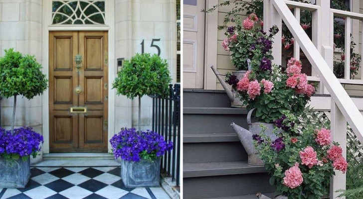 11 decorazioni floreali da cui trarre ispirazione per abbellire l'entrata di casa