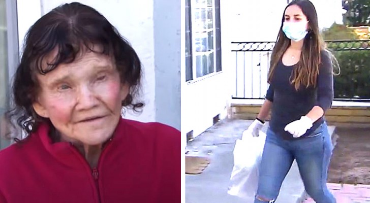 An elderly woman in isolation makes friends with the girl who delivers her shopping: "I have no one else"