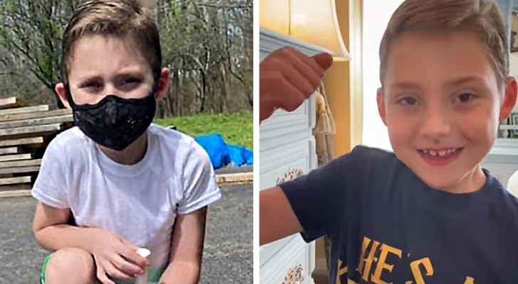 En 6-årig pojke med cystisk fibros blir frisk från coronaviruset "jag är en krigare"