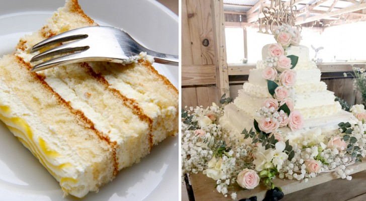 Usando bolos baratos, um casal de futuros cônjuges conseguiu criar um maravilhoso bolo de casamento por apenas 50 dólares