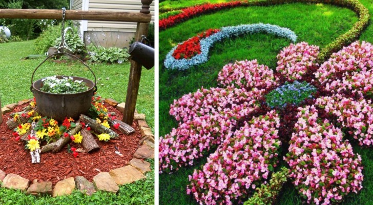 15 trovate originali e coloratissime per realizzare delle magnifiche aiuole in giardino