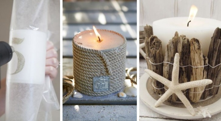 11 modi semplici e creativi per decorare a mano le candele e creare oggetti affascinanti