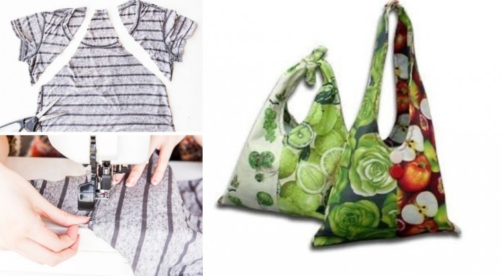 8 tutorial alla portata di tutti per cucire comode borse riciclando scampoli di stoffa o vecchi indumenti