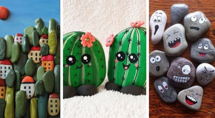 10 modi creativi e adorabili per dipingere i sassi e trasformarli in piccoli capolavori