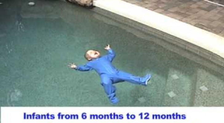Un enfant tombe dans la piscine, mais il se sauve grâce à une technique fondamentale