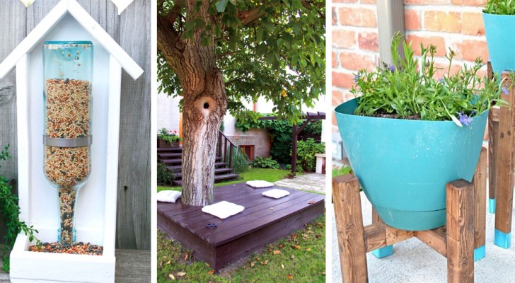 14 deliziosi progetti creativi per trasformare ogni angolo del giardino in uno spazio accogliente e colorato
