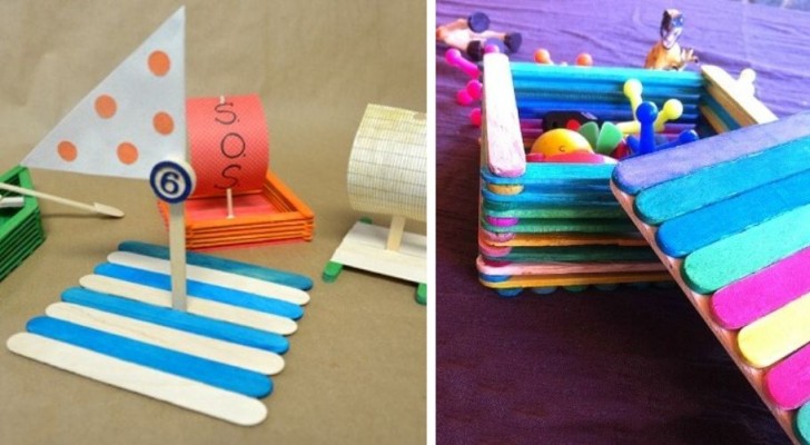 15 adorabili lavoretti creativi da realizzare partendo dai bastoncini di legno del gelato