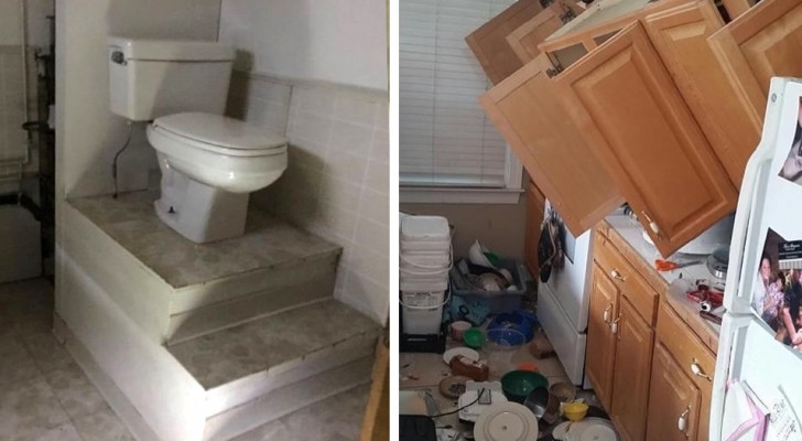 Un homme prend des photos des rénovations les plus absurdes qu'il ait jamais vues en entrant dans des maisons : l'une plus folle que l'autre