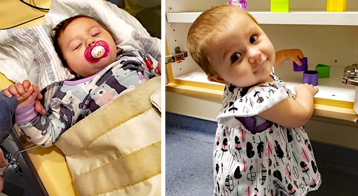 Molly, the 21-month-old girl who has beaten advanced cancer after over a year of treatment