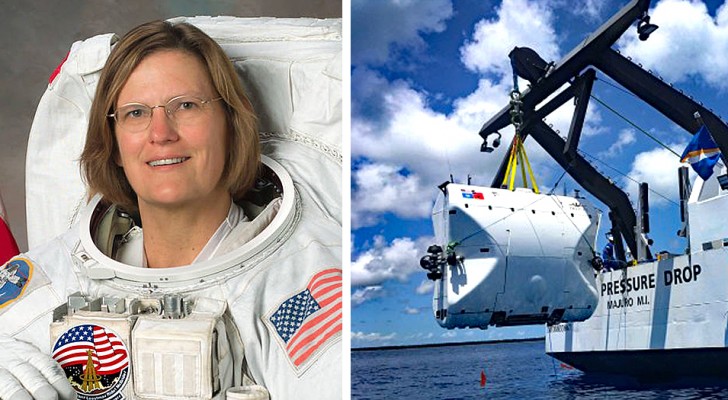 C'est une astronaute, la première femme à avoir atteint le point le plus profond de l'océan, établissant un nouveau record