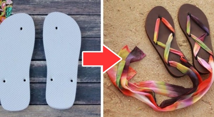 15 trovate super-ingegnose per trasformare delle semplici infradito in fantastici sandali