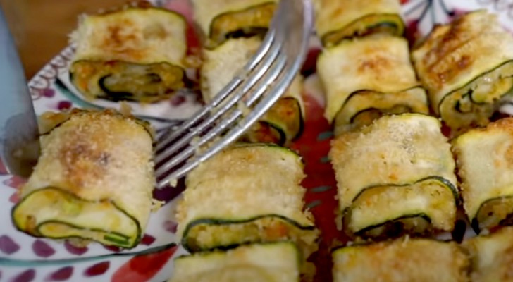 Baked zucchini roll-ups: perfect for the summer season 