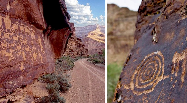 Il Nine Mile Canyon è lungo 64 chilometri e conserva antichissimi dipinti rupestri a cielo aperto