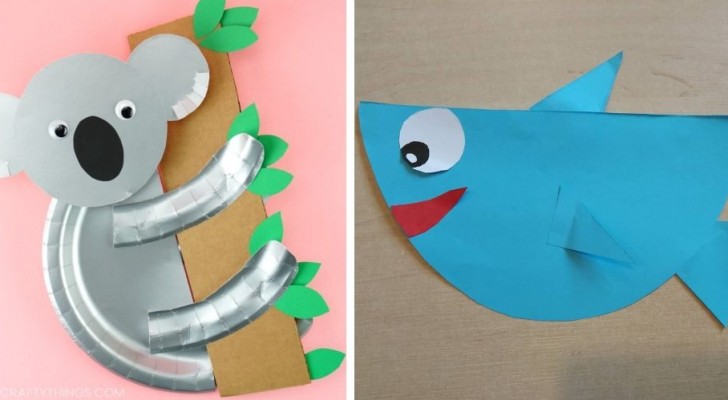 10 facili lavoretti adatti ai bambini per fabbricare simpaticissimi animaletti di carta
