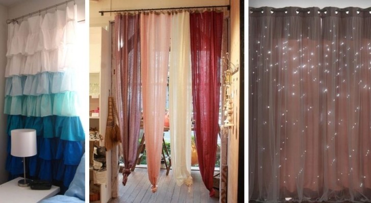 10 spunti eleganti e creativi per impreziosire il look di qualsiasi stanza usando le tende