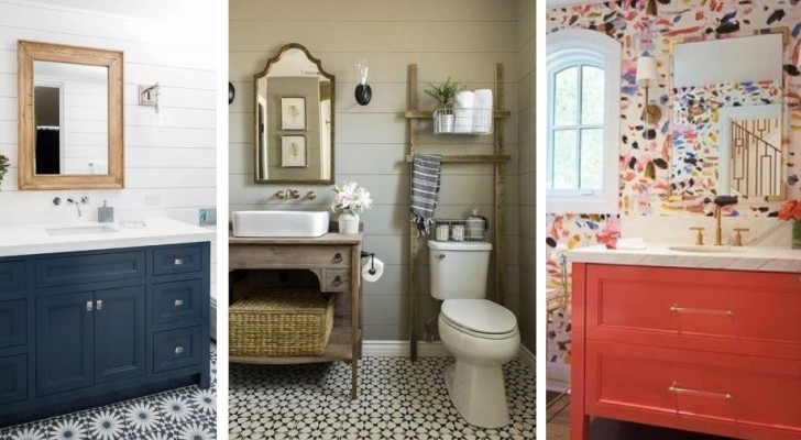 7 combinazioni di colori infallibili per decorare e arredare il bagno con stile