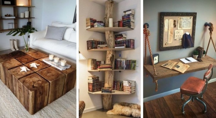 15 mobili fai-da-te in legno dallo stile rustico, perfetti per arredare qualsiasi stanza di casa
