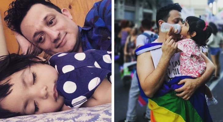 Um homem gay  e solteiro conseguiu adotar uma garotinha que tinha morado sozinha no hospital por 1 ano