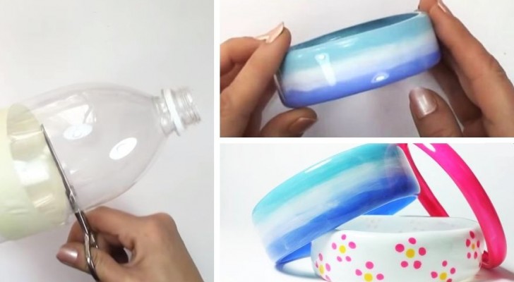 Il semplice metodo fai-da-te per trasformare le bottiglie di plastica in coloratissimi bracciali