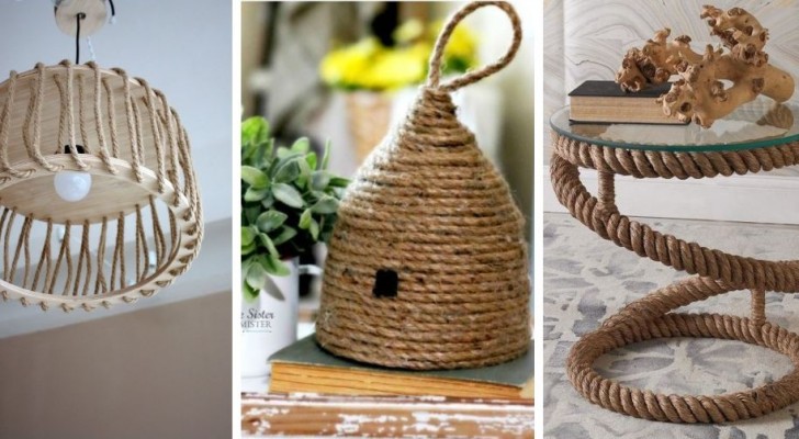 10 idee creative e originali per decorare la vostra casa utilizzando la corda