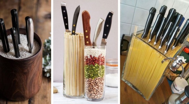 11 trovate ingegnose per creare un ceppo di coltelli da cucina pratico e originale