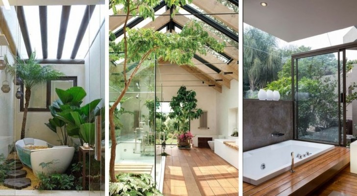 Un giardino in bagno: 10 idee favolose per creare delle oasi di puro relax con le piante
