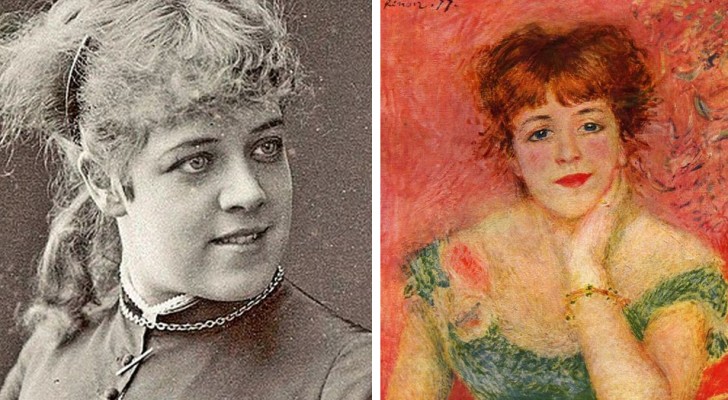 10 Frauen, die die großen Maler der Vergangenheit inspiriert haben: ein fotografischer Vergleich zeigt ihr wahres Aussehen