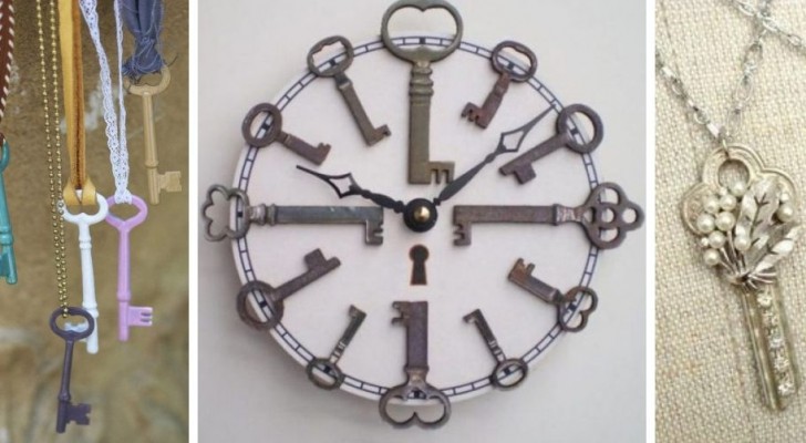 13 idee strepitose per riciclare le vecchie chiavi e creare decorazioni originali
