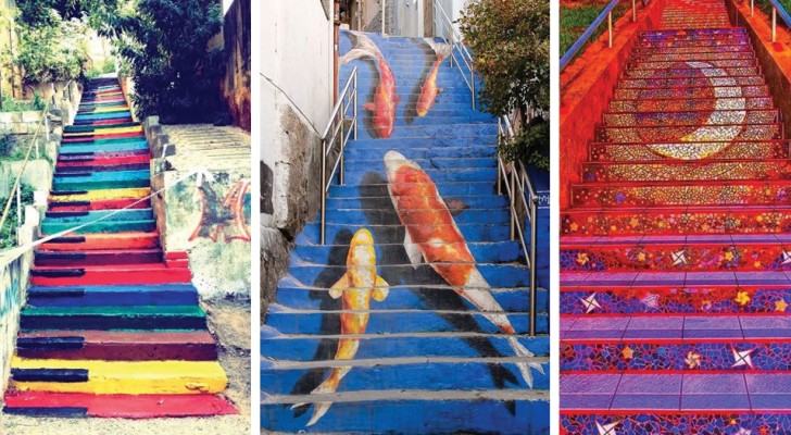 13 scalinate da tutto il mondo che sono un vero tripudio di colori e originalità