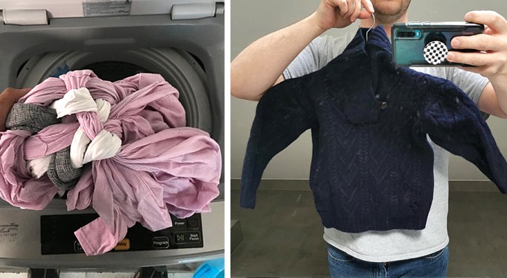 12 Beispiele, in denen das Wäsche waschen zu kleinen häuslichen Katastrophen geführt hat
