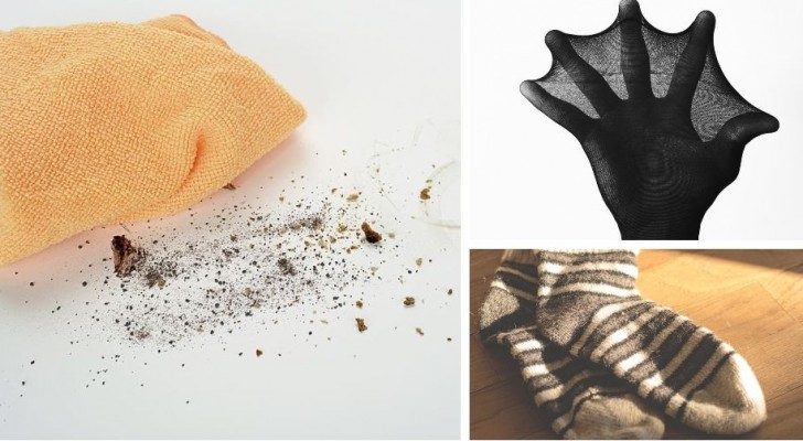 3 rimedi fai-da-te per fabbricare stracci mangia polvere riciclando collant, calzini e biancheria per la casa