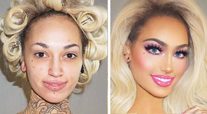 15 femmes dont les visages ne semblent plus le même après une séance de maquillage