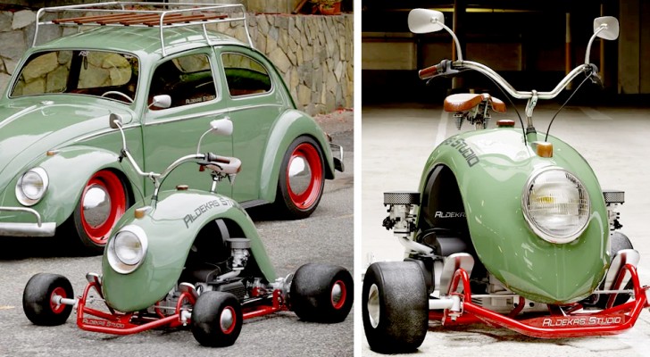 Uno studio ha progettato un veicolo che coniuga l'eleganza del maggiolino alla sportività del go-kart